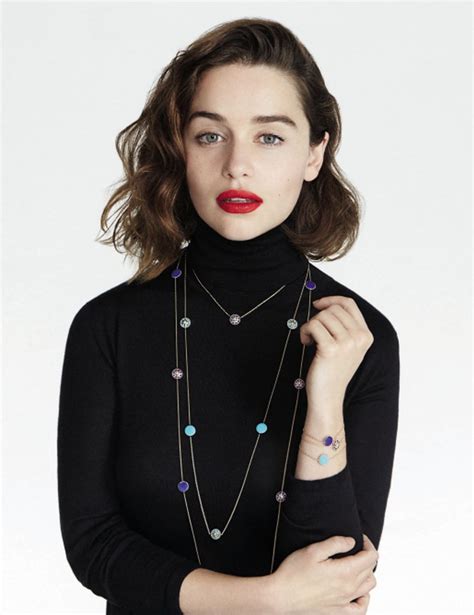 emilia clarke dior 2017|'Game of Thrones' Star Emilia Clarke Fronts Dior Jewelry Campaign.